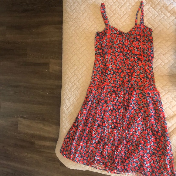Mata Traders Dresses & Skirts - Aloha Midi Dress Red Poppies